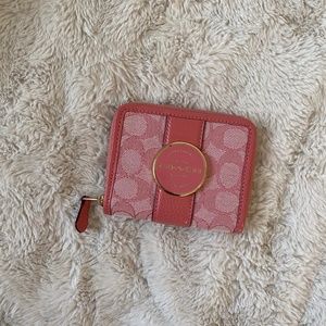 Pink Coach Wallet
